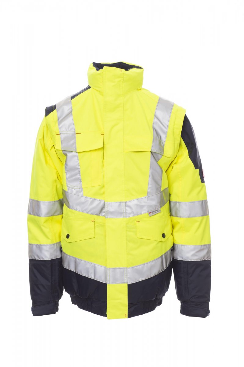 Winterjacke - stark reflektierend - (Gr. S-5XL) Reflexdruck