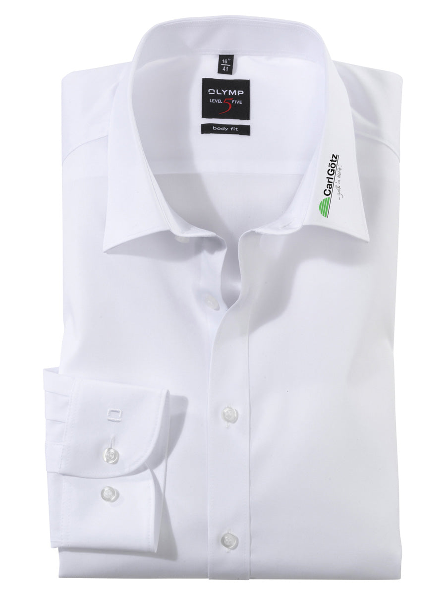Hemd Herren Olymp Body Fit - (Gr. 36-46) - Kragenstick