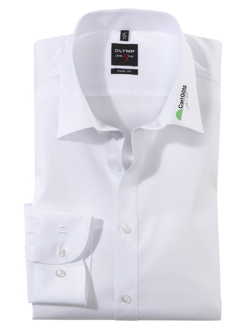 Hemd Herren Olymp Body Fit - (Gr. 36-46) - Kragenstick