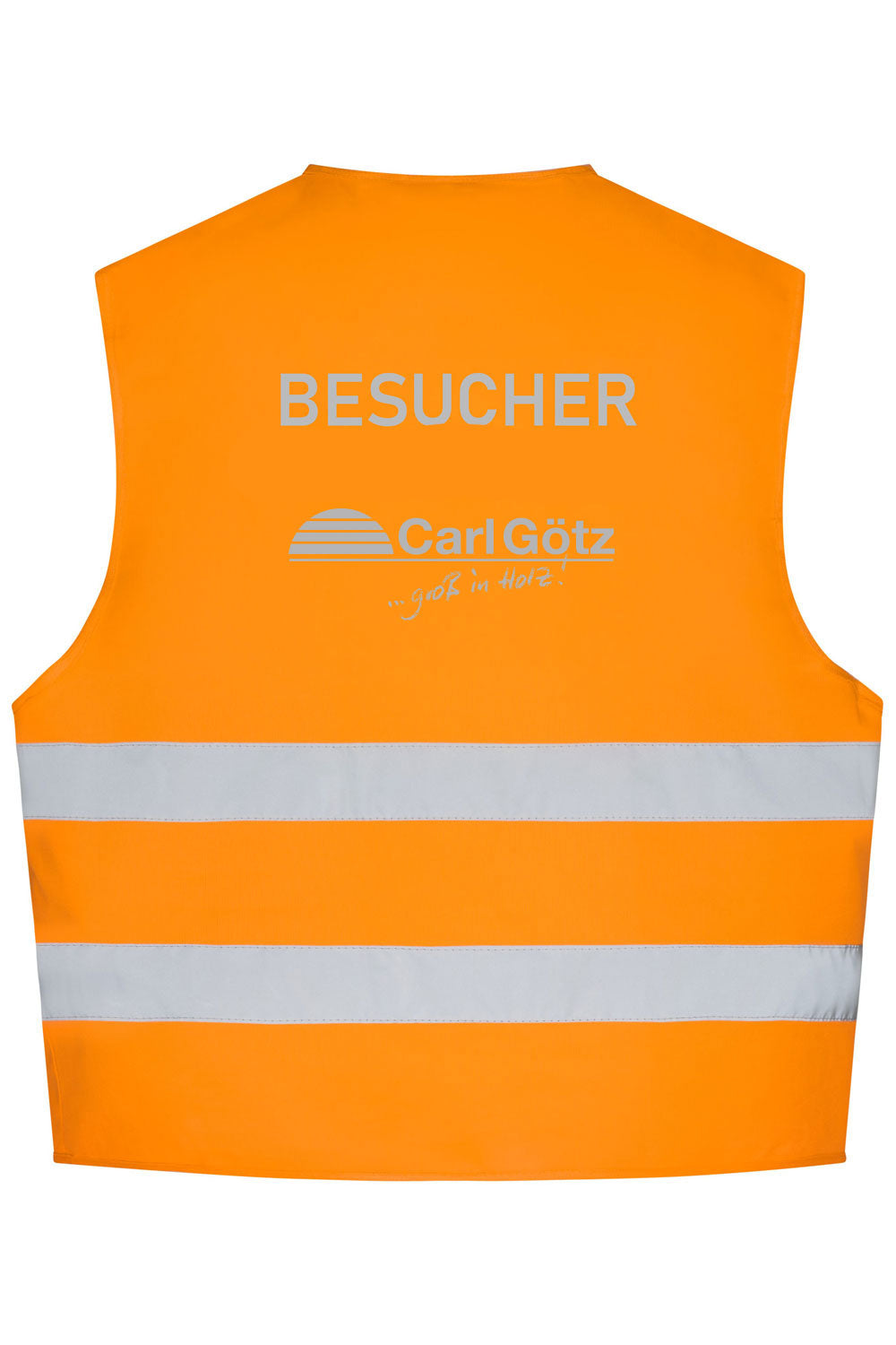 Sicherheits-Weste für Besucher - (Gr. onesize) - Reflexdruck